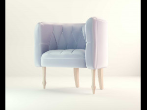 helene tub chair 3D Model