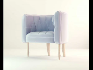helene tub chair 3D Model