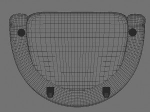 helene tub chair 3D Model