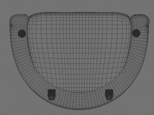 helene tub chair 3D Model