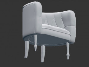 helene tub chair 3D Model