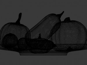 pumpkins and squashes 3D Model
