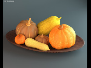 pumpkins and squashes 3D Model