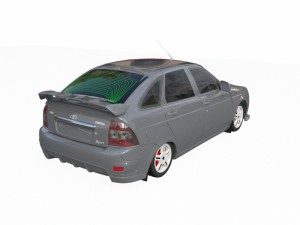 priora 2172 fbx-max-obj Modèle 3D