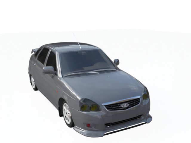 priora 2172 fbx-max-obj Modèle 3D .c4d .max .obj .3ds .fbx .stl .blend 