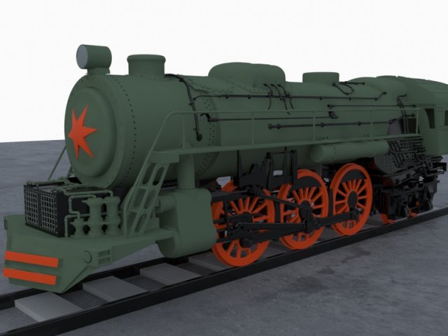 train Modèle 3D .c4d .max .obj .3ds .fbx .stl .blend 