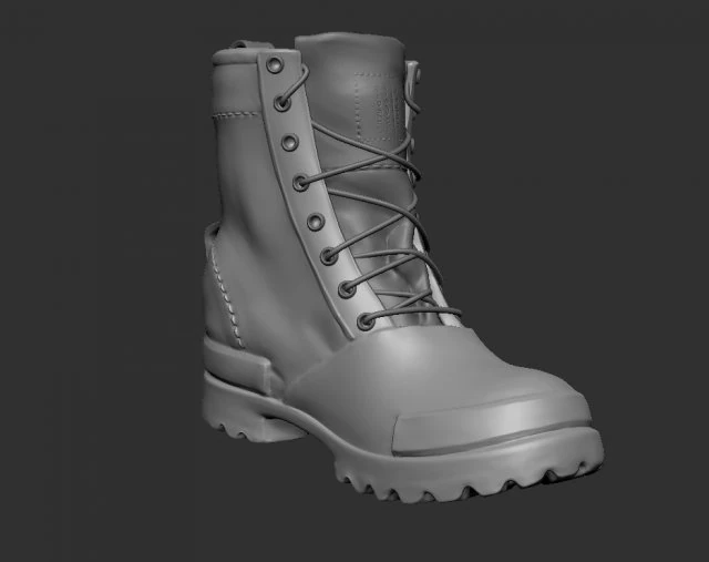 boots 3d model 3D Model .c4d .max .obj .3ds .fbx .stl .blend 
