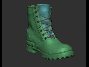 boots 3d model 3D Model