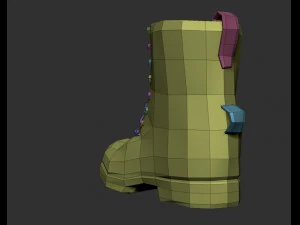 boots 3d model 3D Model