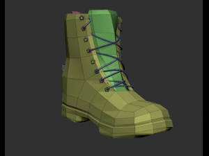 boots 3d model 3D Model