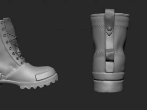 boots 3d model 3D Model