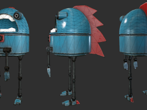 silly robot 3D 模型