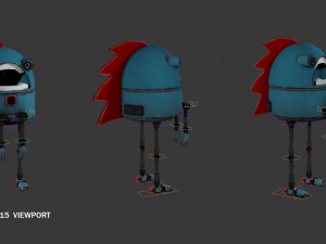 silly robot 3D 模型