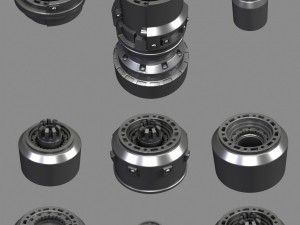 mechanical cylinders 3D 모델