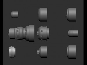 mechanical cylinders Model 3D