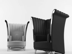 크레슬라 화이트블랙 3D 모델