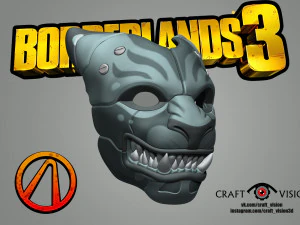 Amara Tiger Mask 3D Print Model