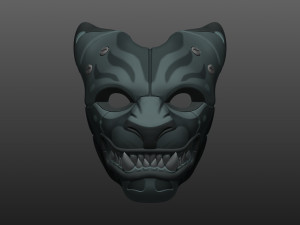 Amara Tiger Mask 3D 프린트 모델
