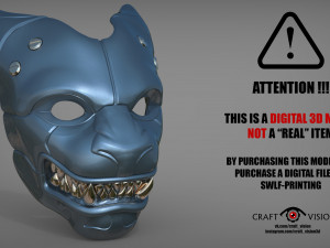 Amara Tiger Mask 3D 프린트 모델