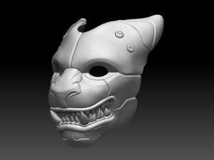 Amara Tiger Mask 3D 프린트 모델