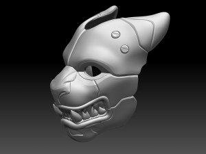 Amara Tiger Mask 3D 프린트 모델