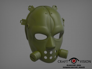 Nikaido Mask Dorohedoro 3Dプリントモデル