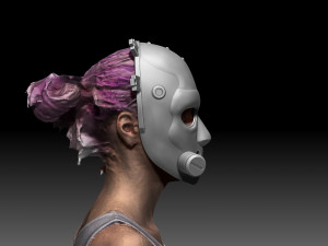 Nikaido Mask Dorohedoro 3Dプリントモデル
