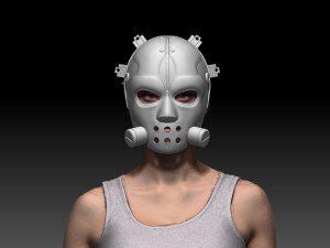 Nikaido Mask Dorohedoro 3Dプリントモデル