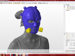 Nikaido Mask Dorohedoro 3Dプリントモデル