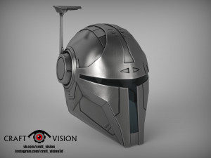 Mandalorian Helmet Modelo de impresión 3D