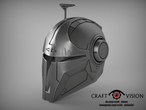 Mandalorian Helmet 3D Print Model