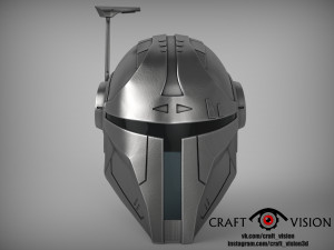 Mandalorian Helmet 3D Print Model
