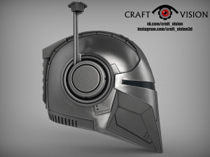 Mandalorian Helmet 3D Print Model