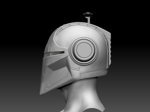 Mandalorian Helmet 3D Print Model