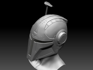 Mandalorian Helmet 3D Print Model