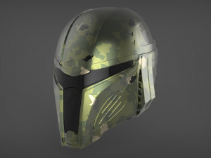 Mandalorian Helmet 3D 프린트 모델