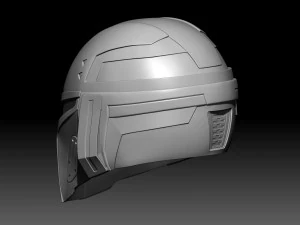 Mandalorian Helmet 3D Print Model