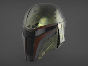 Mandalorian Helmet 3D 프린트 모델