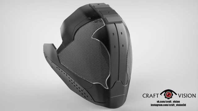 Maze Runner Mask 3D Print Model .c4d .max .obj .3ds .fbx .stl .blend