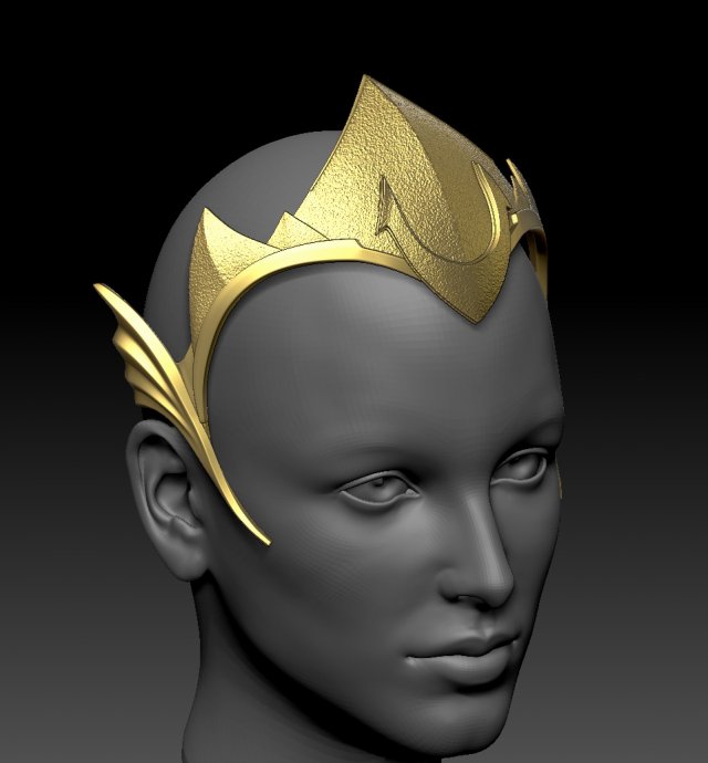 Mera Corona Modelo de Impressão 3D .c4d .max .obj .3ds .fbx .stl .blend 