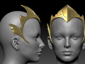 Mera Corona Modelo de Impressão 3D