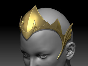Mera Corona Modelo de Impressão 3D