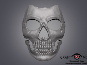 Ghost mask 3Dプリントモデル