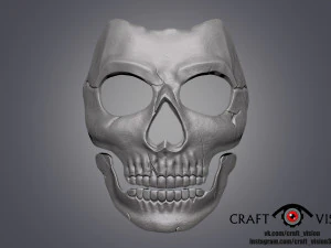 Ghost mask 3D Print Model