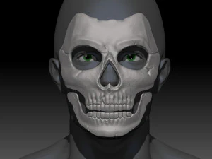 Ghost mask 3D Print Model