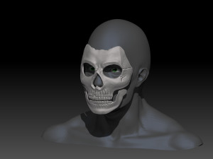 Ghost mask Modello di stampa 3D