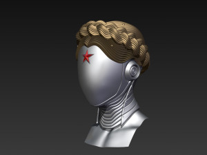 Atomic Heart Robotic Twins Mask Modello di stampa 3D