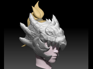 Mercy Dragoon Helmet 3D Print Model