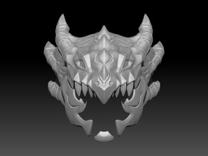 Mercy Dragoon Helmet 3D Print Model