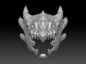 Mercy Dragoon Helmet 3D Print Model
